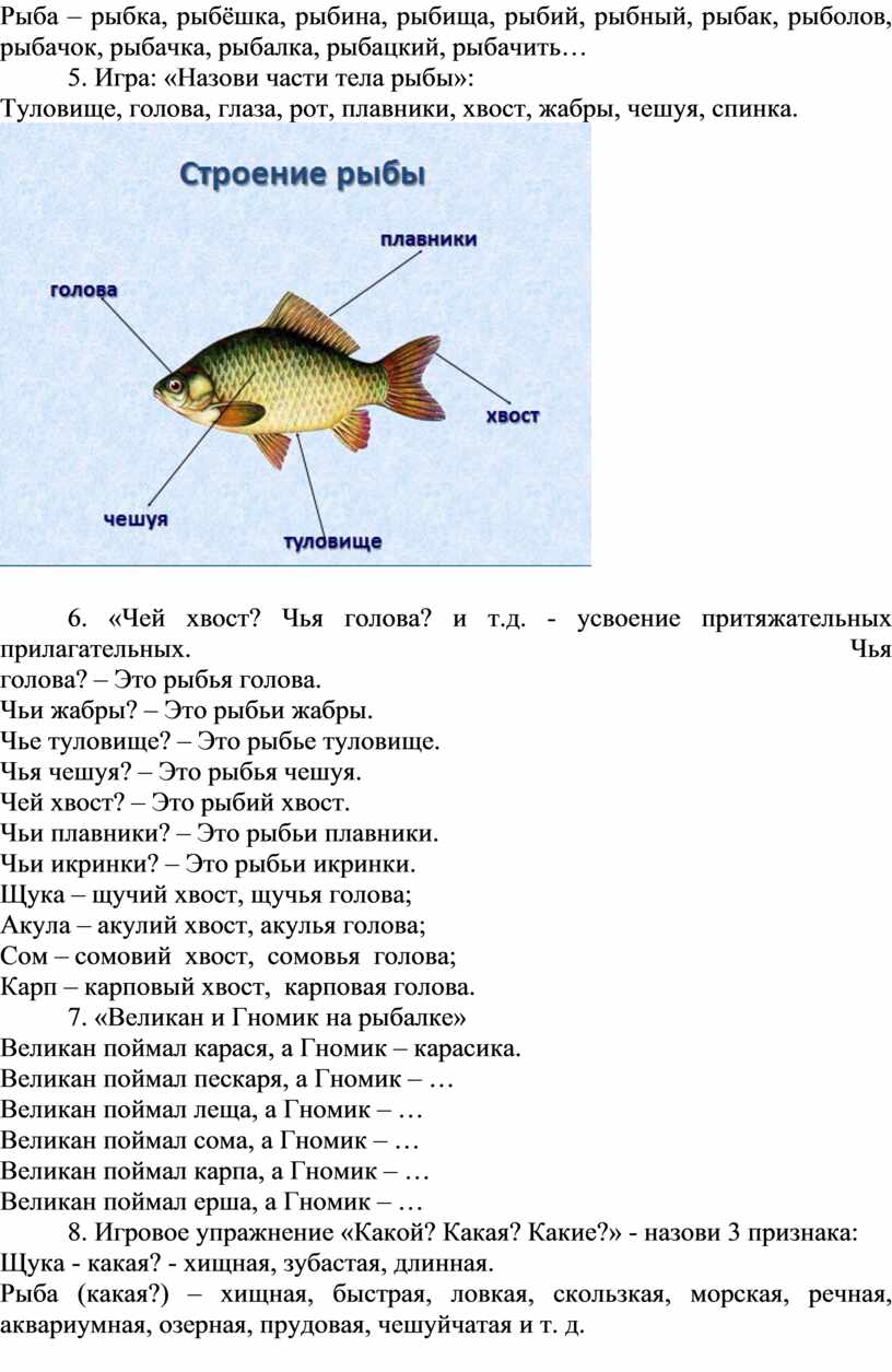 Домашние задания для детей с ОНР 5-7 лет по лексической теме 