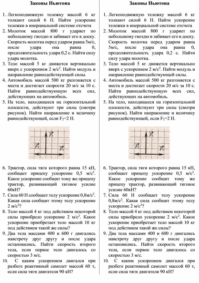 Легкоподвижную тележку массой 3 кг толкают