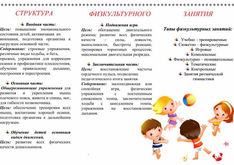 Подвижные игры буклеты