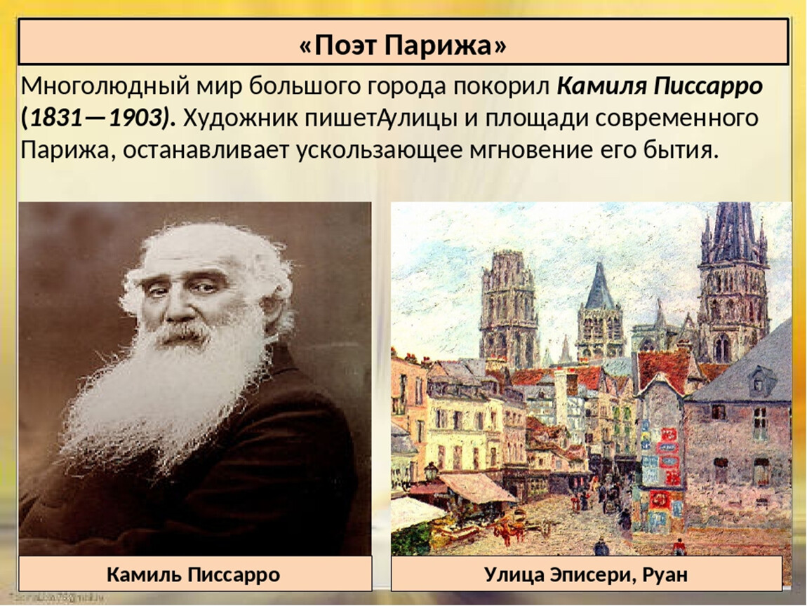 Искусство в поисках новой картины. Камиля Писсарро (1831—1903).. Камиль Писсарро улица Эписери. Камиль Писсарро поэт Парижа. Камиль Писсарро Парижская улица.