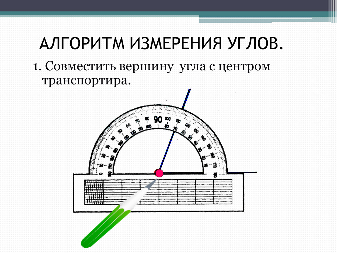 Мера величины угла. Измерение градусов угла транспортиром. Как измерить угол. Как измерить угол с помощью транспортира. Измерение углов с помощью транспортира.