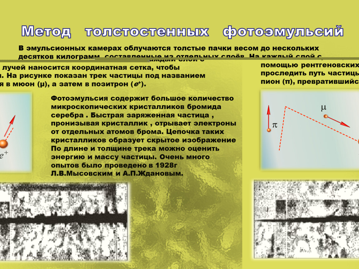 В каком приборе след движения быстрой заряженной