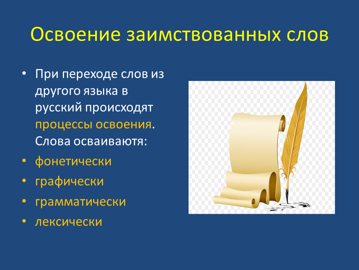 3 4 заимствованных слов. Освоение заимствованных слов. Графическое освоение заимствованных слов. Освоенные заимствования. Освоение иноязычных слов русским языком.