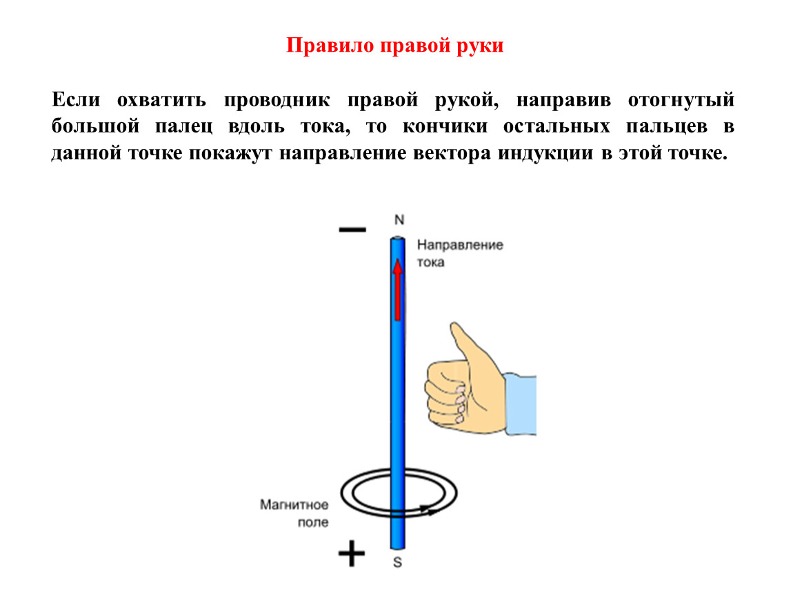 Правило правой и левой руки физика 9. Правила определения направления магнитной индукции. Направление линий магнитной индукции правило. Правило правой руки магнитная индукция. Магнитное поле прямого тока правило буравчика.