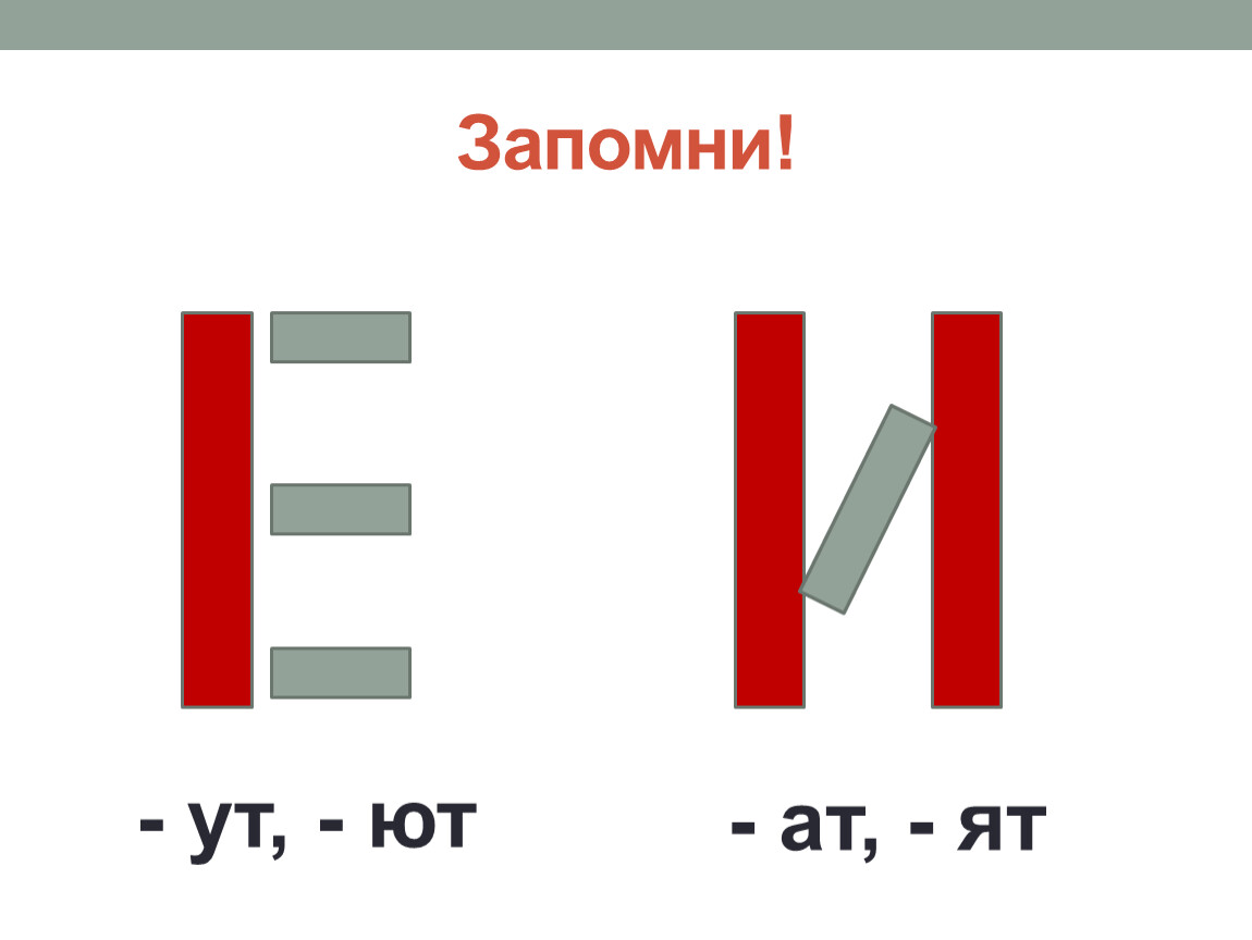 Окончание ут. АТ ят. УТ ют АТ ят спряжение. Окончания АТ ят УТ. Спряжение глаголов АТ ят.