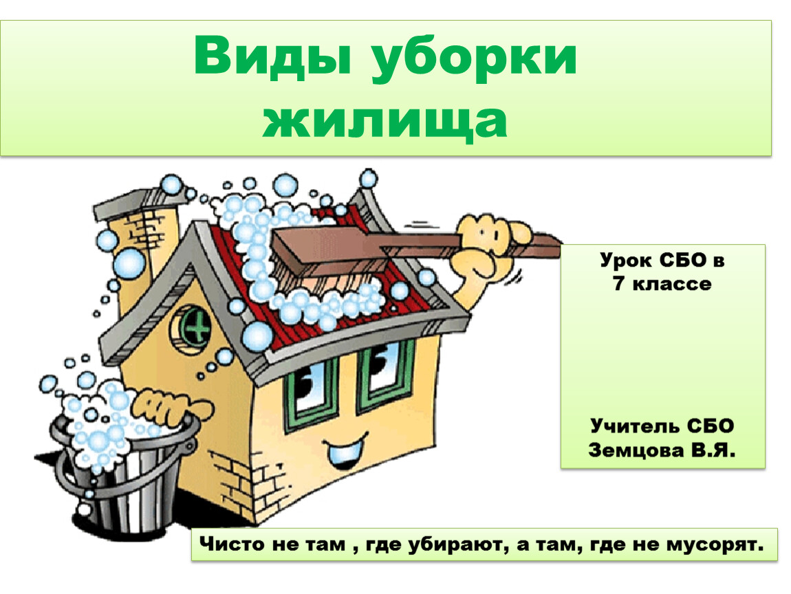 Содержание жилища сбо 8 класс презентация