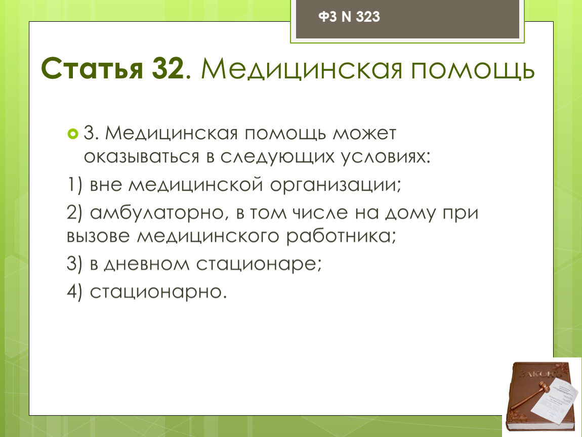 Статья 32 жк