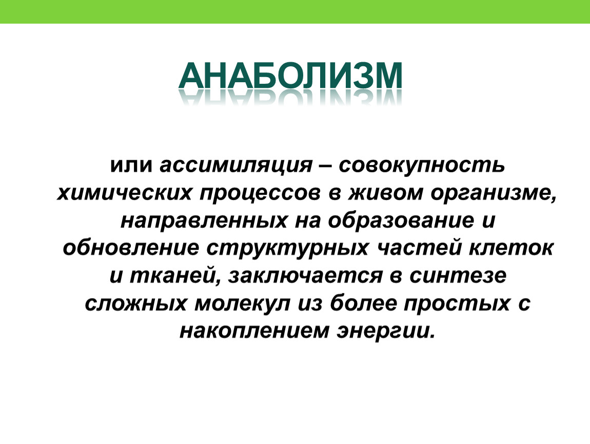 Совокупность химических. Анаболизм. Ассимиляция анаболизм. Процессы анаболизма. Анаболизм или.