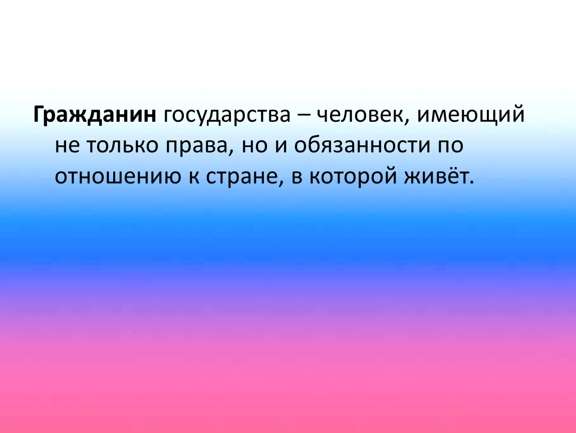 Право человека 4 класс окружающий мир презентация