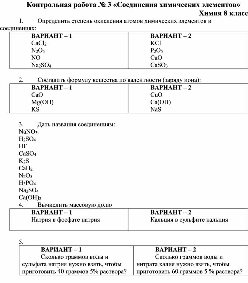 Контрольная по химии номер 1. Соединение химических элементов 8 класс контрольная работа. Контрольная работа по теме соединения химических элементов. Контрольная работа № 3 соединения химических элементов. Соединение химических элементов 8 класс.