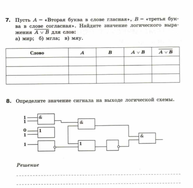 Логические элементы информатика 8. Алгебра логики Информатика 8 класс задачи. Элементы алгебры логики 8 класс Информатика задачи. Контрольная работа по информатике 8 класс Алгебра логики. Логические элементы Информатика 8 класс задачи.