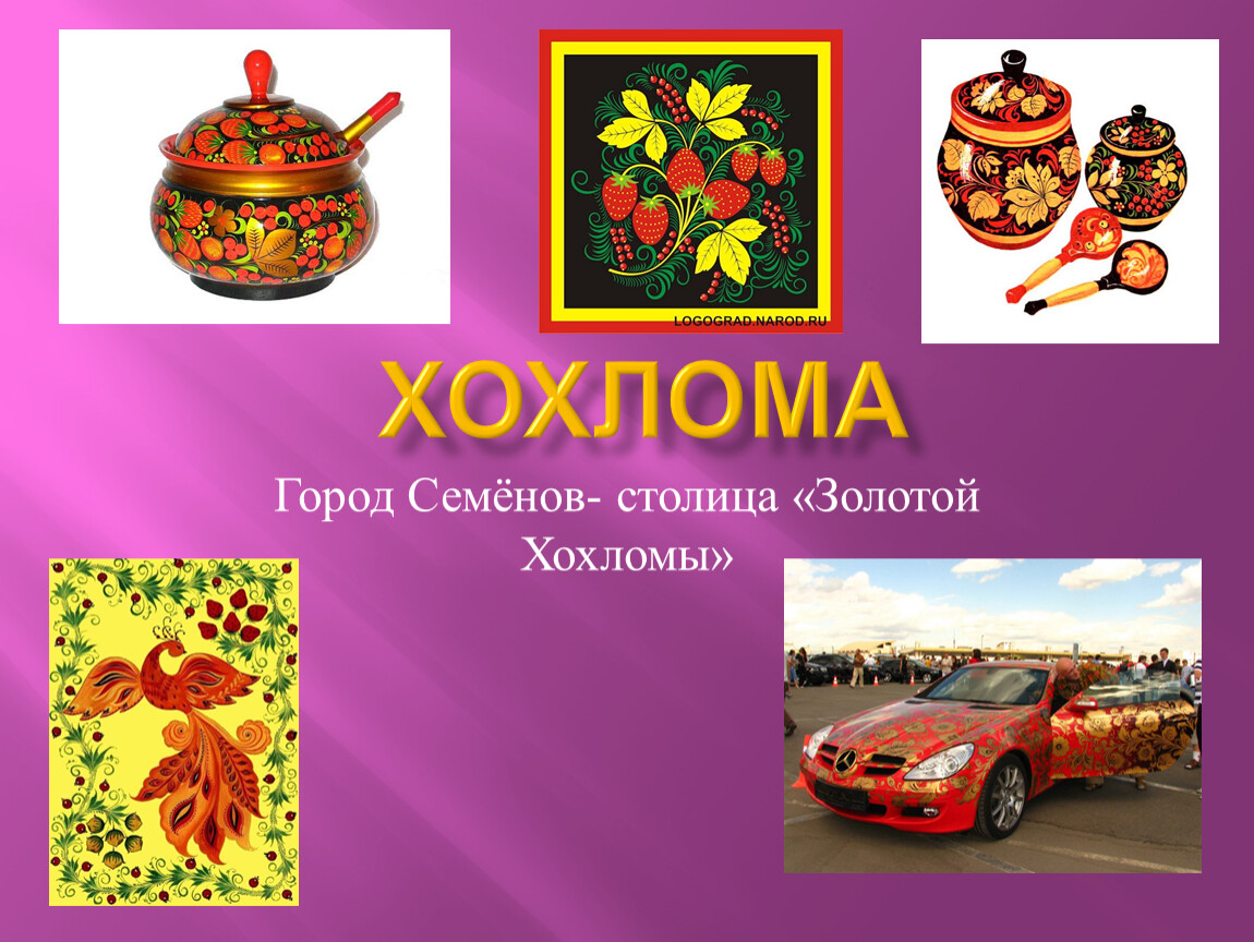 Село хохлома карта