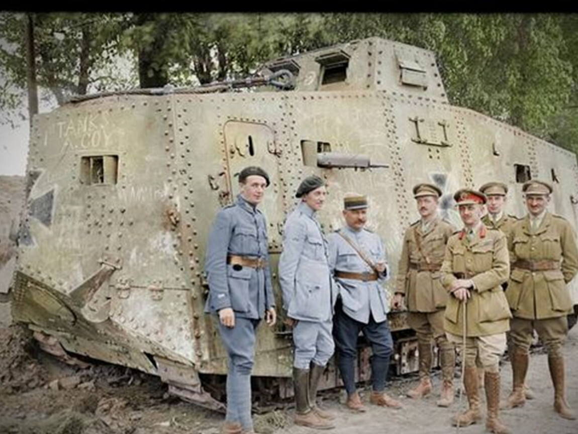 Немецкий танк первой мировой а7v