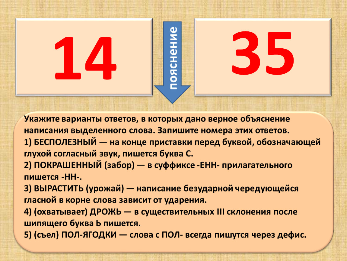 Задание№5 Орфографический анализ