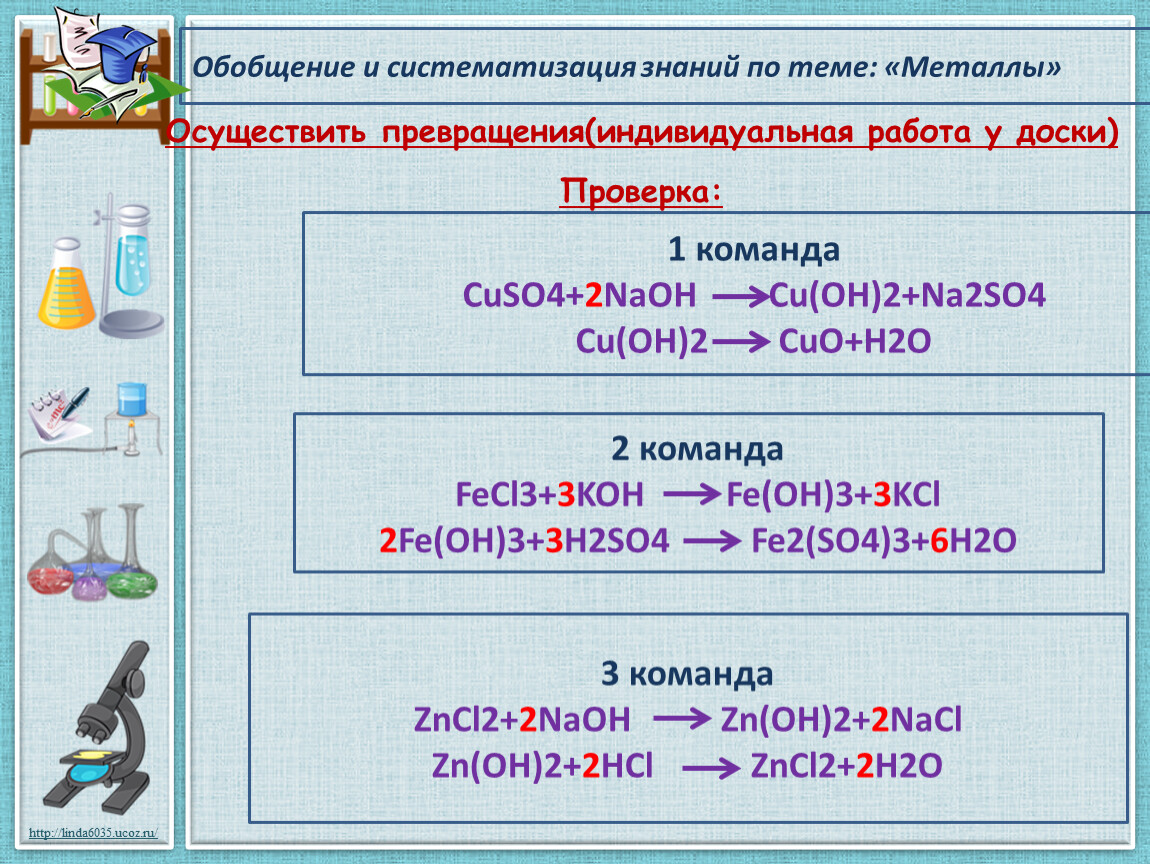 Обобщение и систематизация знаний по теме металлы 9 класс презентация