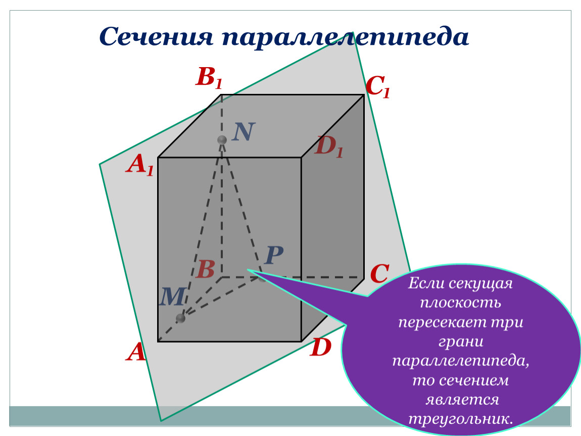 Сечение геометрия 10