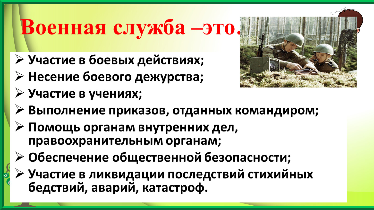 Урок презентация защита отечества 7 класс обществознание