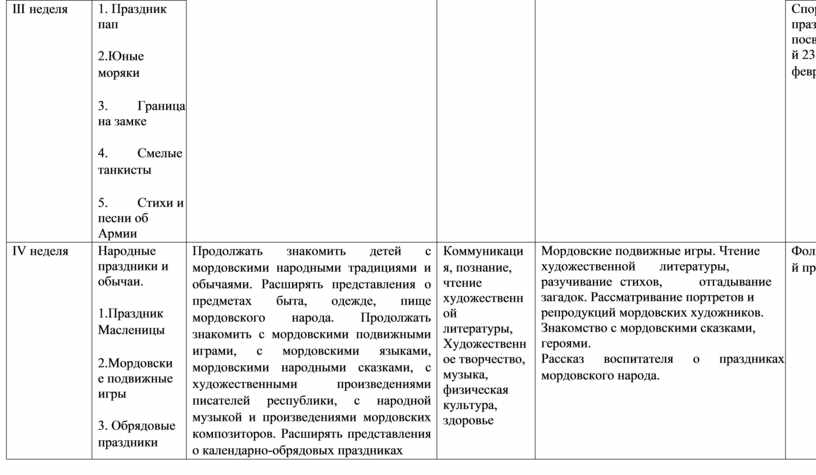 III неделя 1. Праздник пап 2