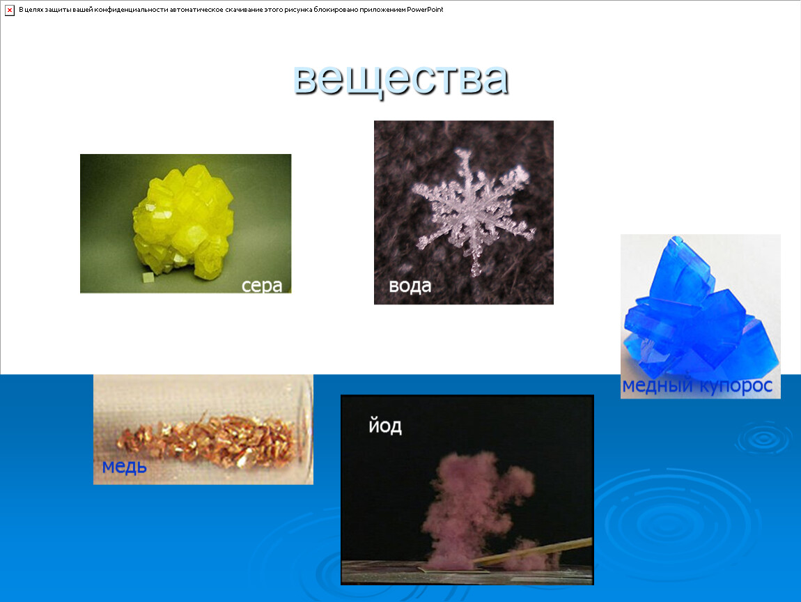 Проект по химии мое любимое вещество