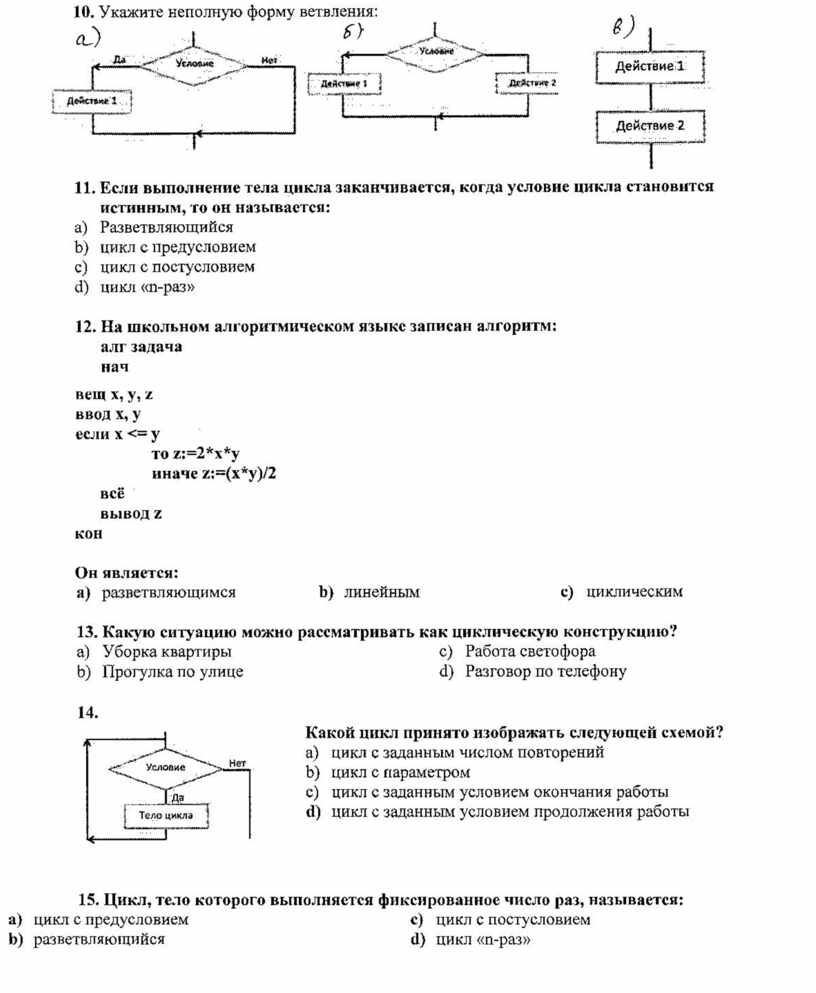 Контрольная работа 