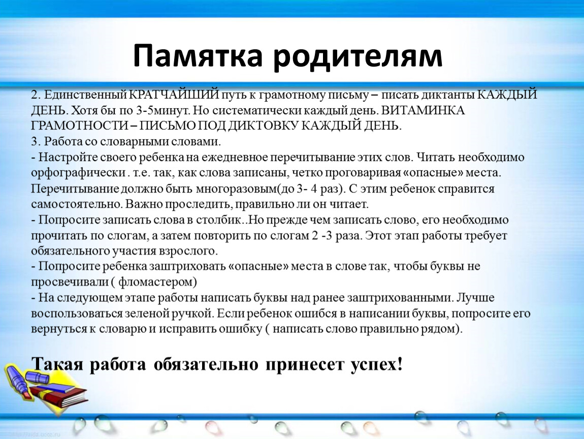 Единственное краткое. Памятка по написанию письма. Памятка как писать письмо. Памятка письмо под диктовку. Памятка по написанию диктанта.