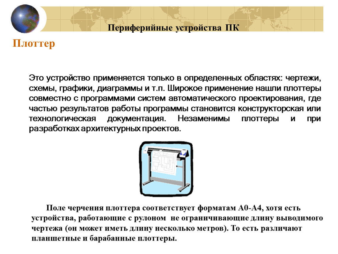 Использовать это устройство. Раздели Периферийные устройства по их назначению.. Периферийные устройства презентация. Плоттер это в информатике.