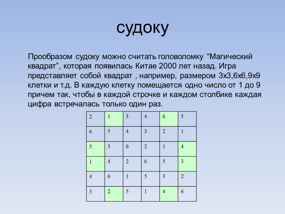 Презентация к проекту по математике 