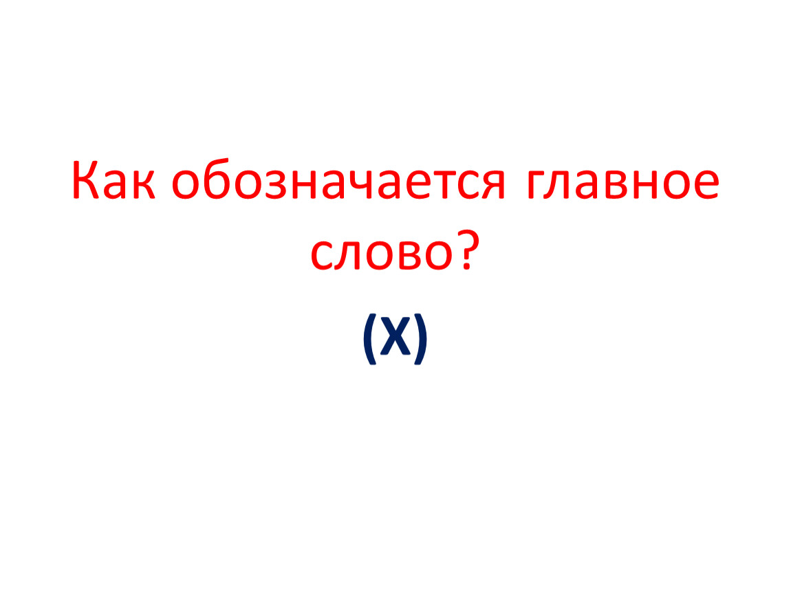 Как обозначить главное слово. Как обозначается главное. Главное слово обозначается. Как обозначается Главная речь.