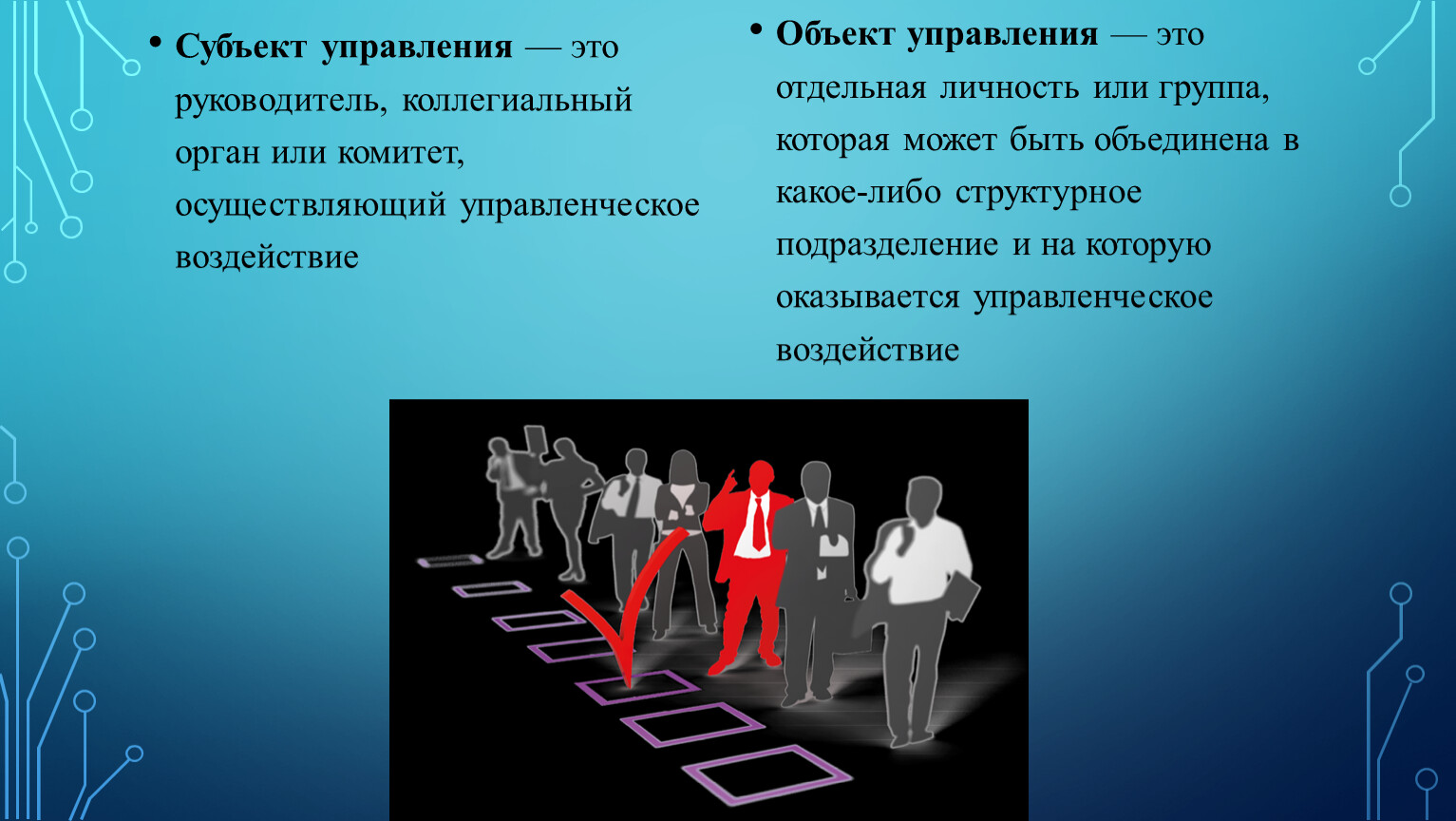 Руководитель как субъект управления. Личность как объект и субъект управления презентация. Коллегиальный Тип руководства это. Интернет в кадровом менеджменте презентация.