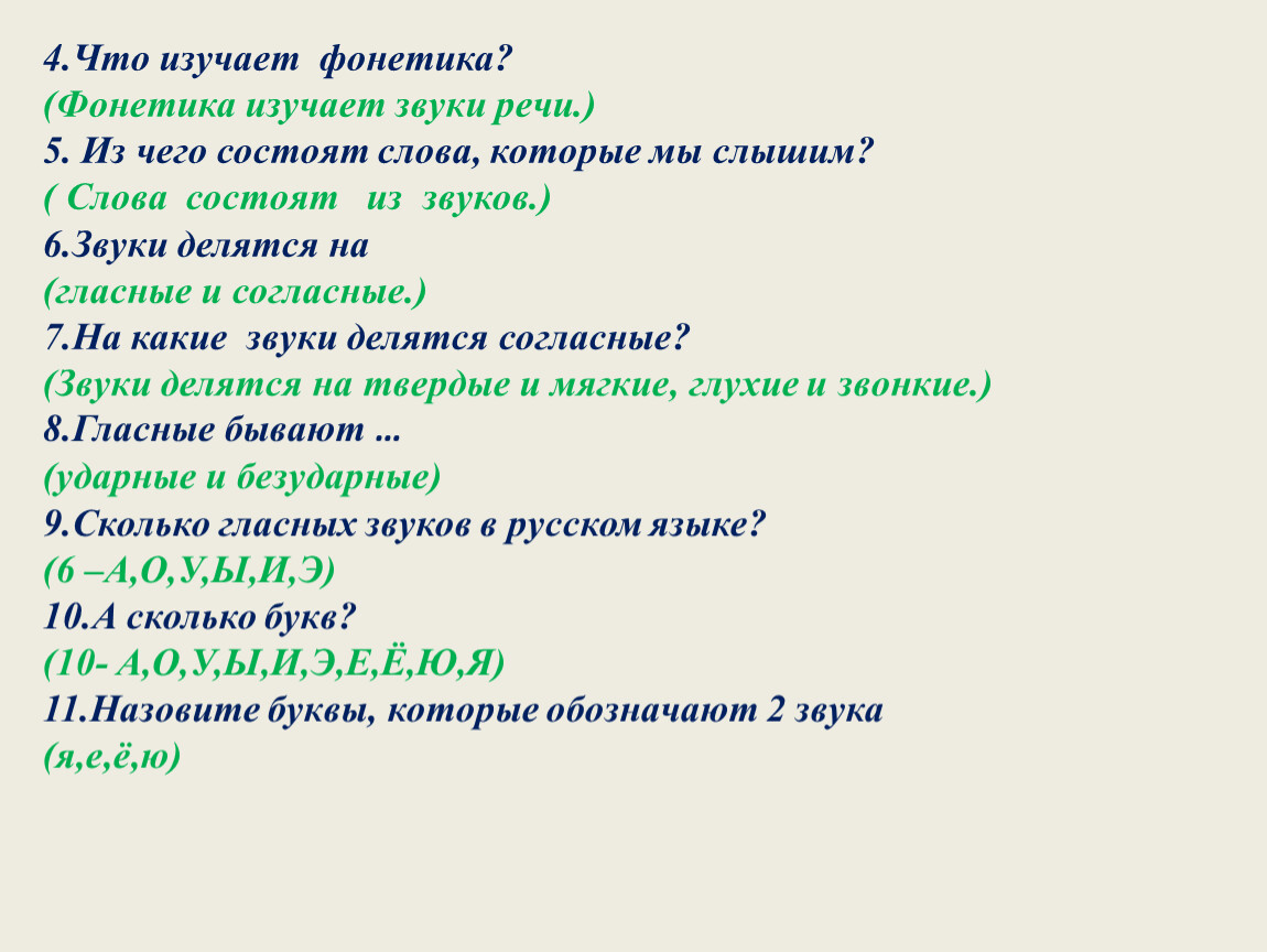 Разделы науки о языке 6 класс план