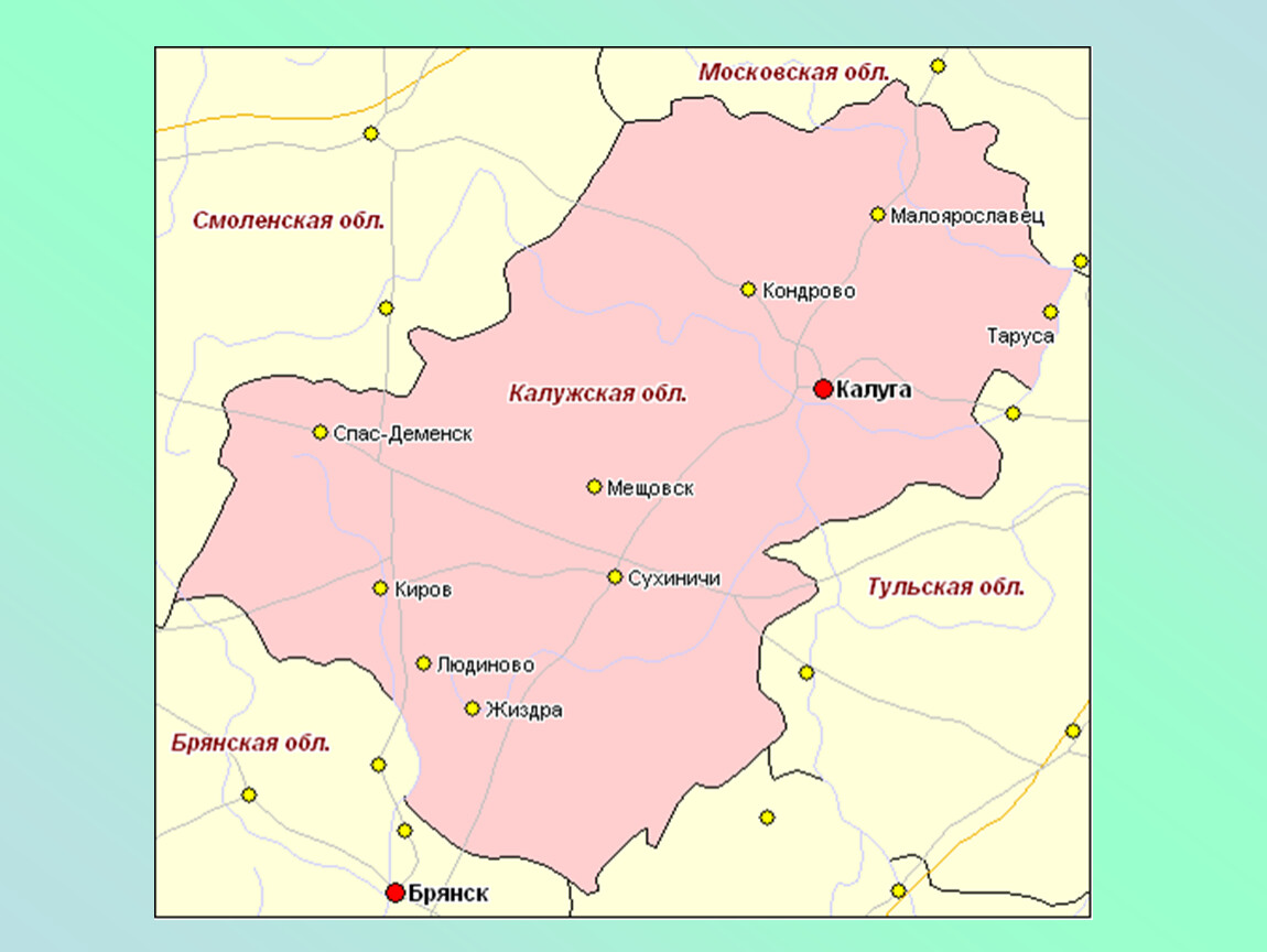 Гугл карта киров калужская область