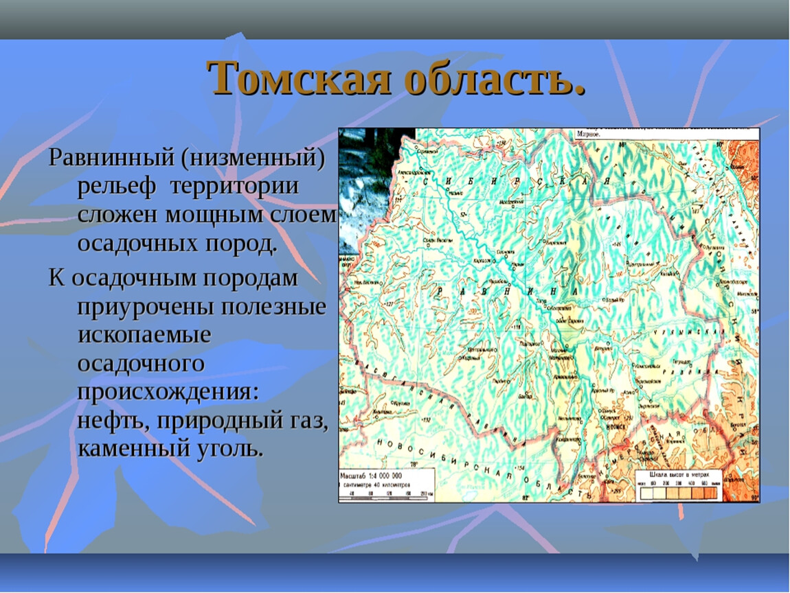 Карта полезных ископаемых томской области