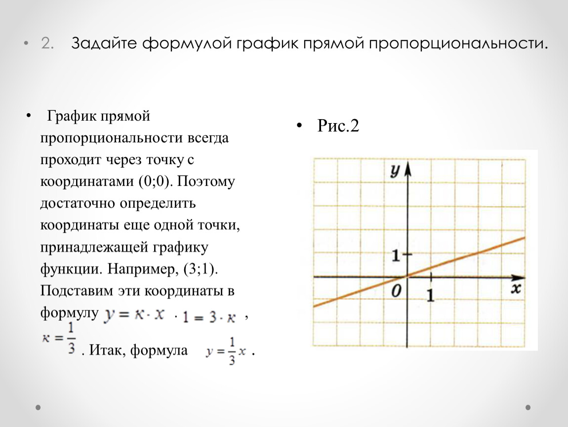 Через 0. График прямой пропорциональности проходит. Как узнать формулу функции по графику. График линейной функции проходит через точку 0.0. Формула линейной функции по графику прямая.