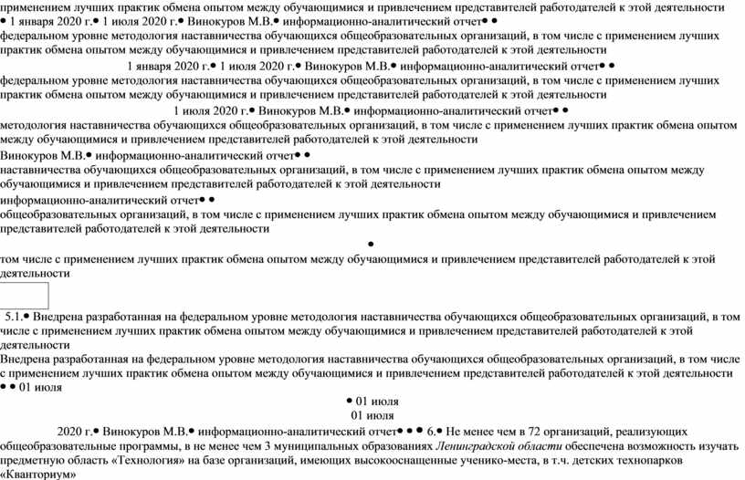 Винокуров М.В.информационно-аналитический отчет 5