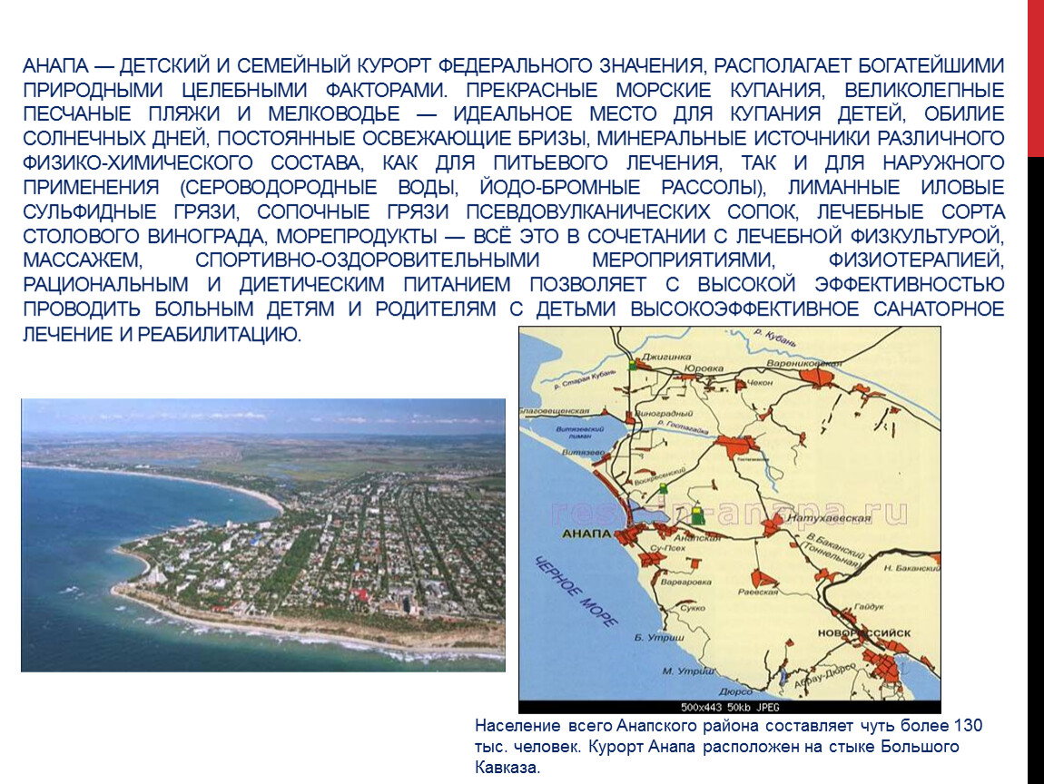 Презентация о городе анапа