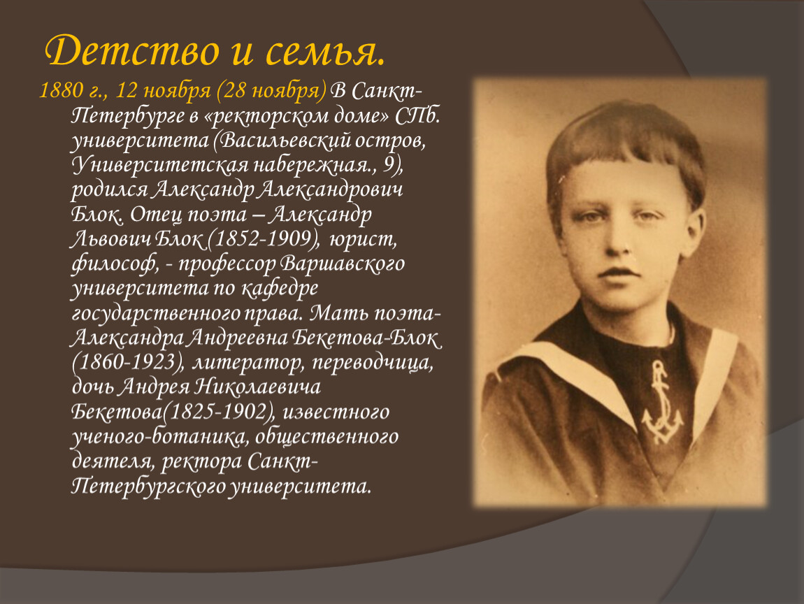 Детские годы жизни. Детство Александра Александровича блока. Блок Александр Александрович детство. Детство и Юность Александра Александровича блока. 28 Ноября 1880 Александр блок.