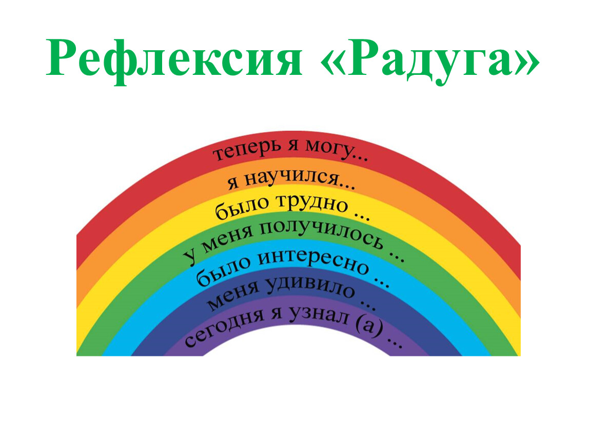 Продолжи настроение. Рефлексия Радуга. Радуга успеха. Радуга настроения рефлексия. Рефлексия в виде радуги.