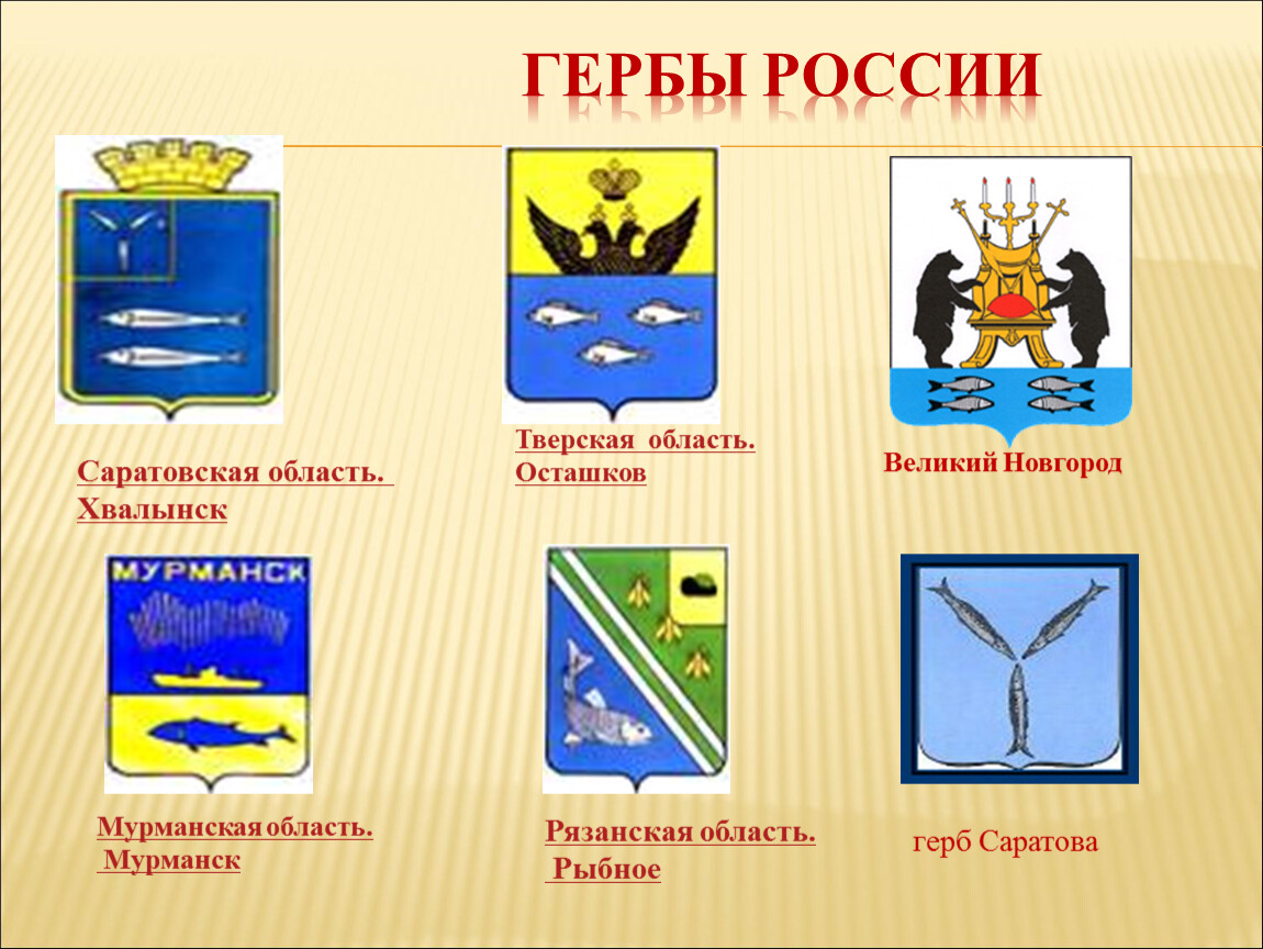 Изображение карты саратовской области с гербами городов