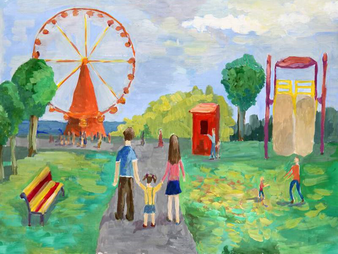 Развлечение 4 класс. Рисунок парка. Нарисовать парк. Рисунок лето. Рисование городского парка.
