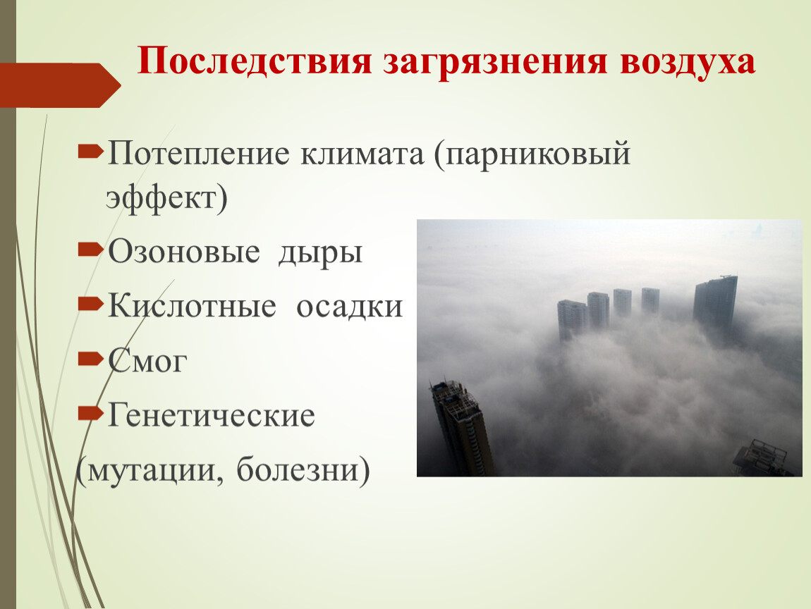 Загрязнение воздуха называют. Последствия атмосферного загрязнения. Последствия загрязнения атмосферы. Паслествиязагрязнения атмосферы. Последствия загрязнения атмосферного воздуха.