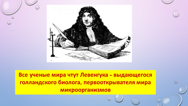 Какой метод использовал антони ван левенгук