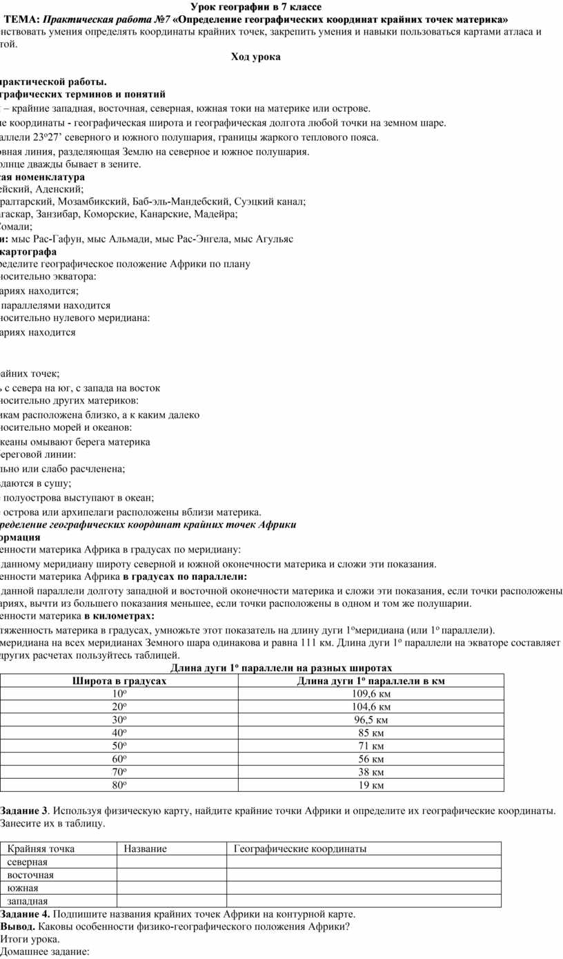 Координаты практическая работа. География 5 класс тема координаты практическая работа номер 7 ответы.