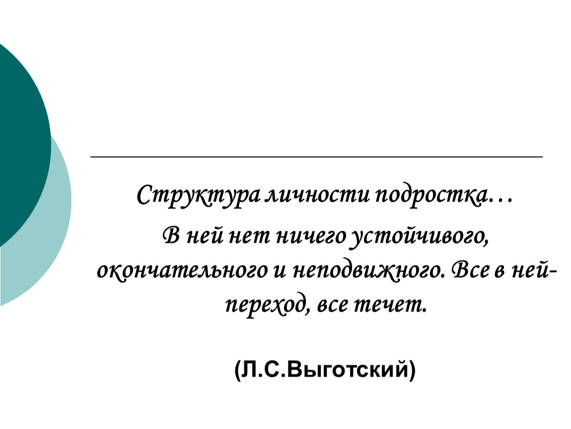 Формирование личности подростка презентация