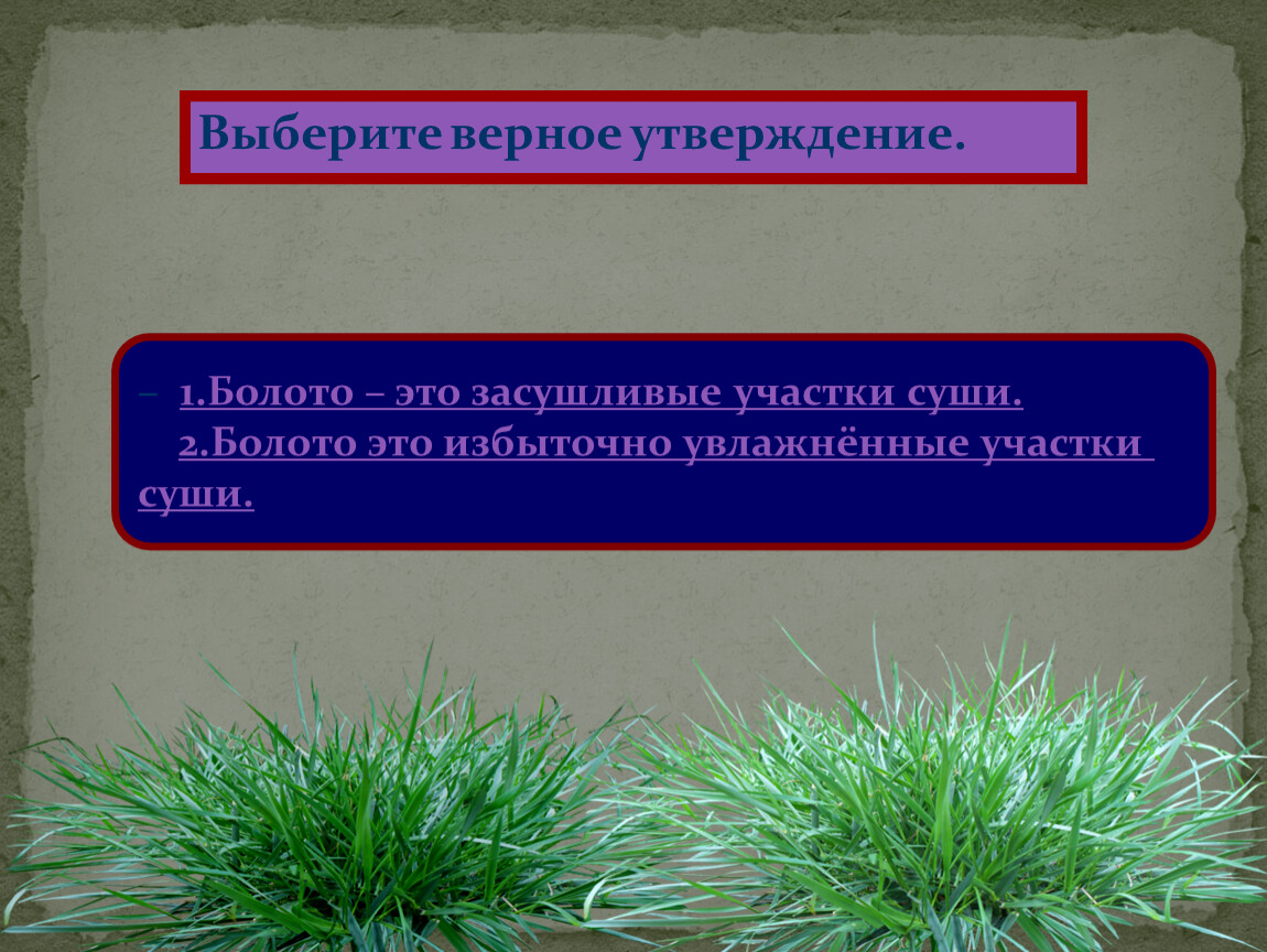 Выберите верное утверждение. – 1