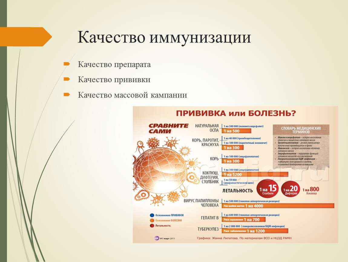 Составление планов проведения иммунопрофилактики