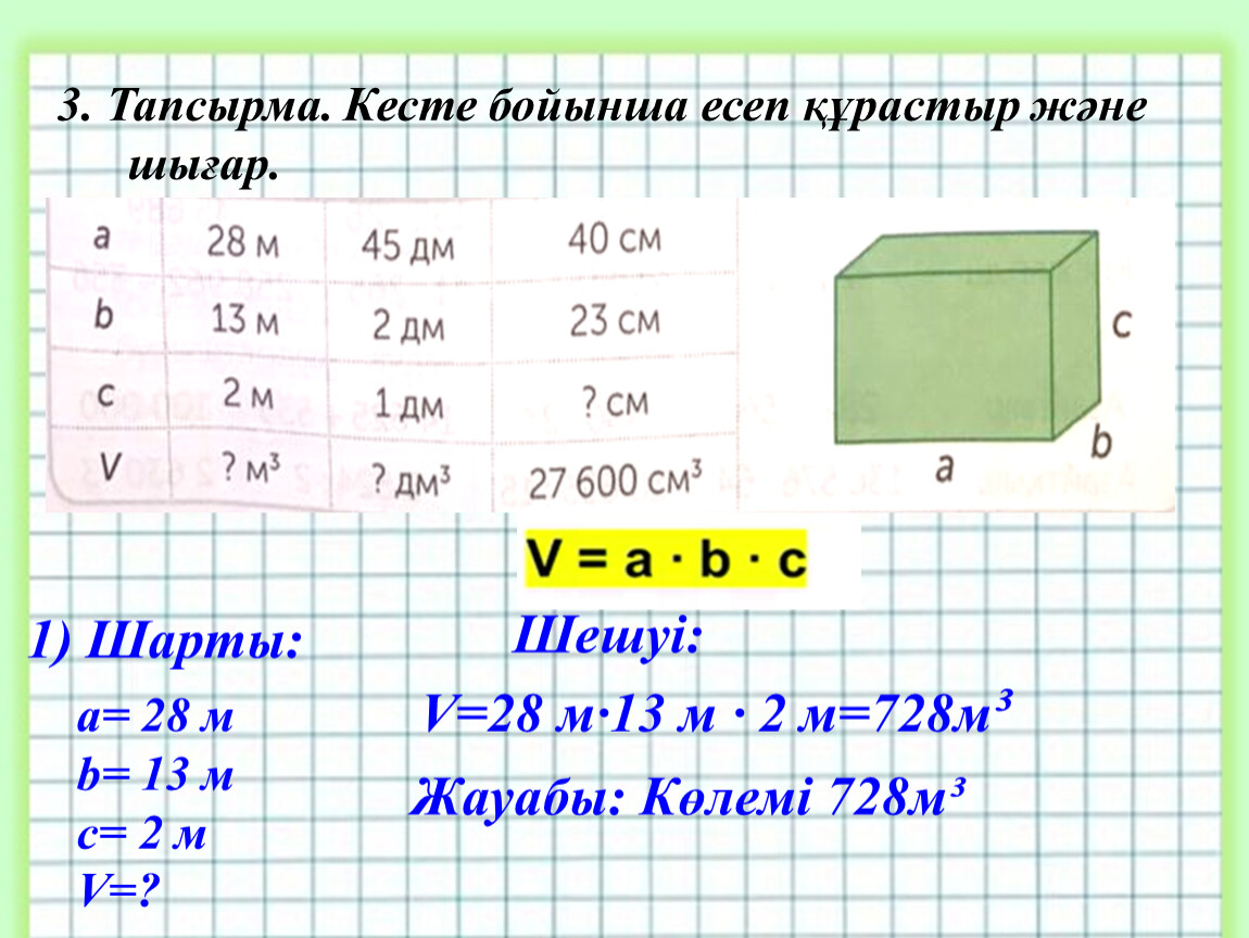 Как найти объем помещения.