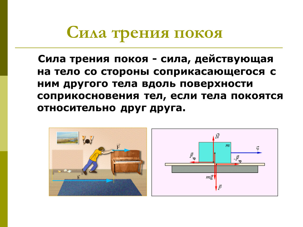 Проект по физике на тему сила трения