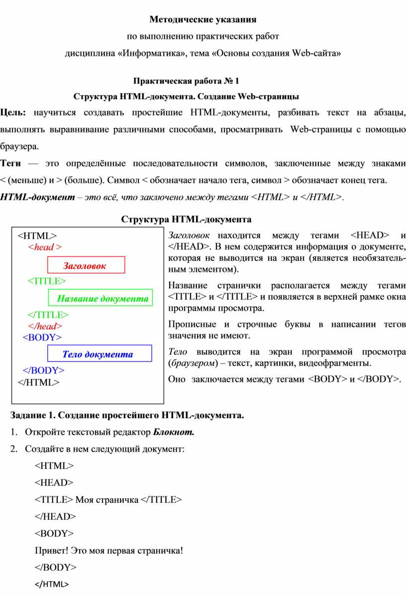 Выполнить практическую работу