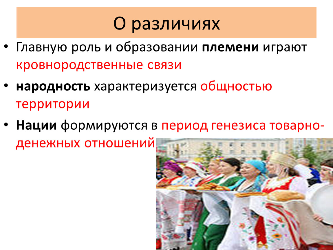 Наличие близких кровнородственных. Народность характеризуется. Нации и национальные отношения. Народность не характеризуется:. Родоплеменная общность в отличие от народности характеризуется.