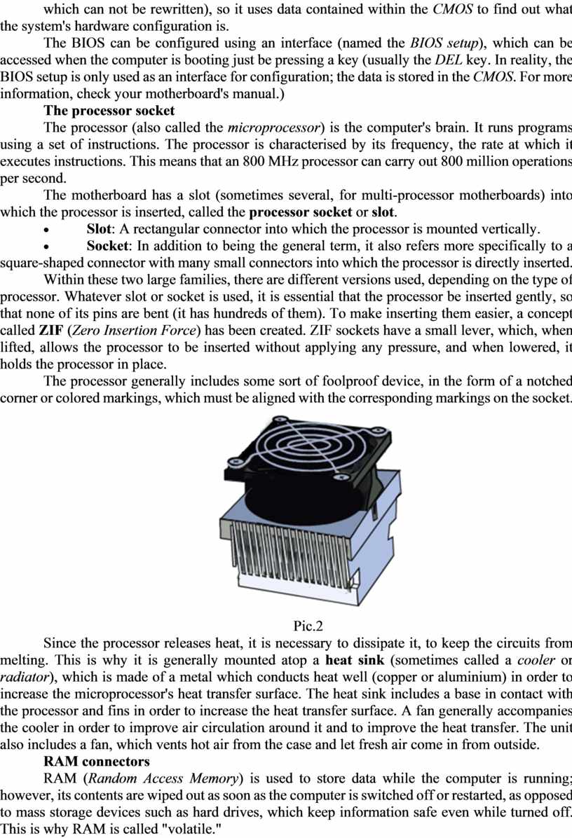 CMOS to find out what the system's hardware configuration is